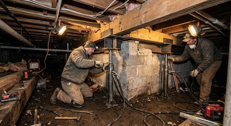 Basement Foundation Repair in Haddam, CT