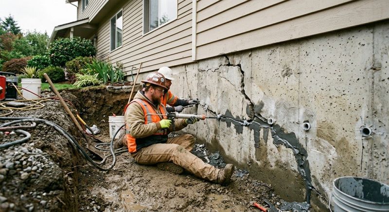 Basement Foundation Repair in Niantic, CT