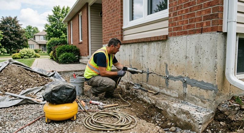 Basement Foundation Repair in Waterford, CT
