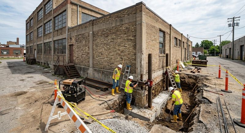 Building Foundation Repair in Groton, CT