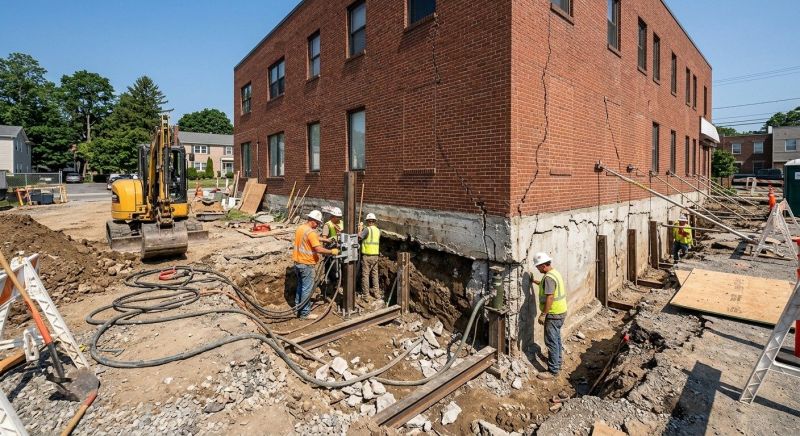 Building Foundation Repair in Haddam, CT