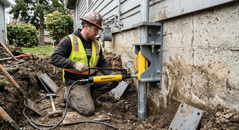 Concrete Foundation Leveling in North Branford, CT