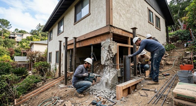 Concrete Foundation Repair in Cutchogue, NY