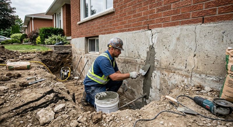Concrete Foundation Repair in Wallingford, CT