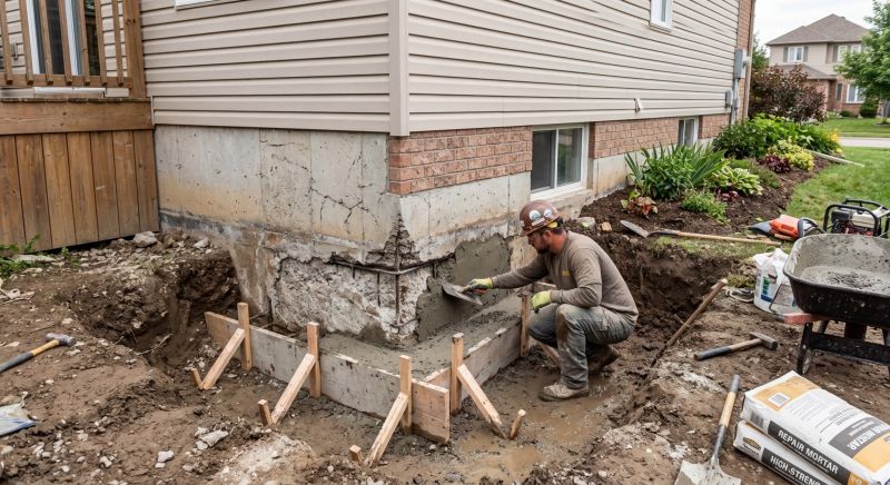 Concrete Foundation Repair in Waterford, CT