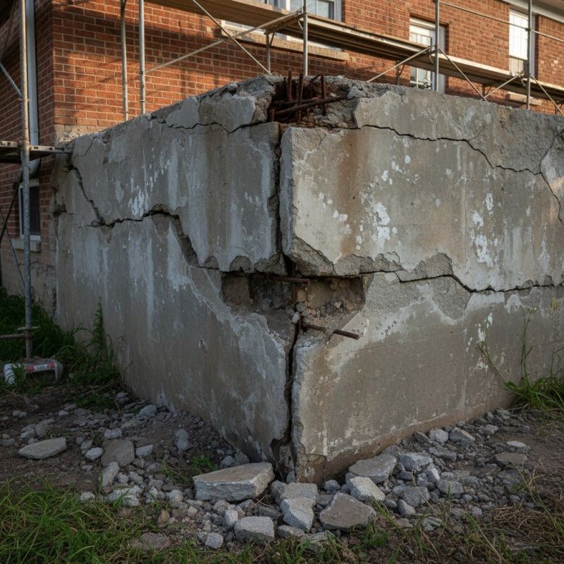 Cracked Foundation Repair in Middletown, CT