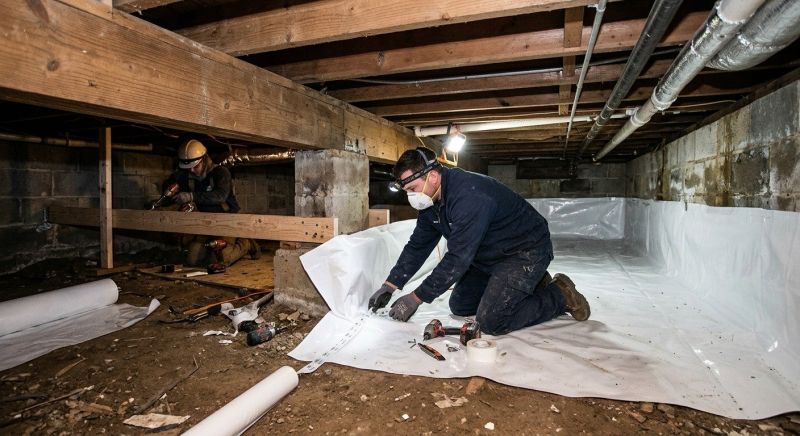 Crawl Space Leveling in Old Saybrook, CT