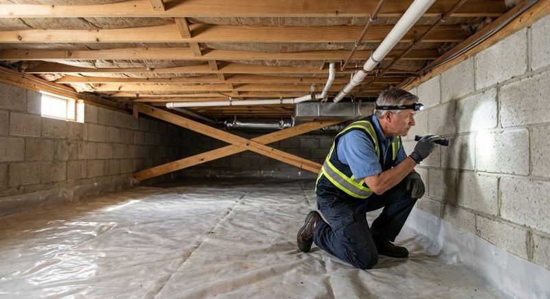 Crawl Space Leveling in Old Saybrook, CT