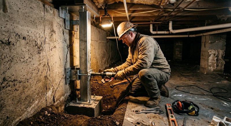 Crawlspace Foundation Repair in Ledyard, CT