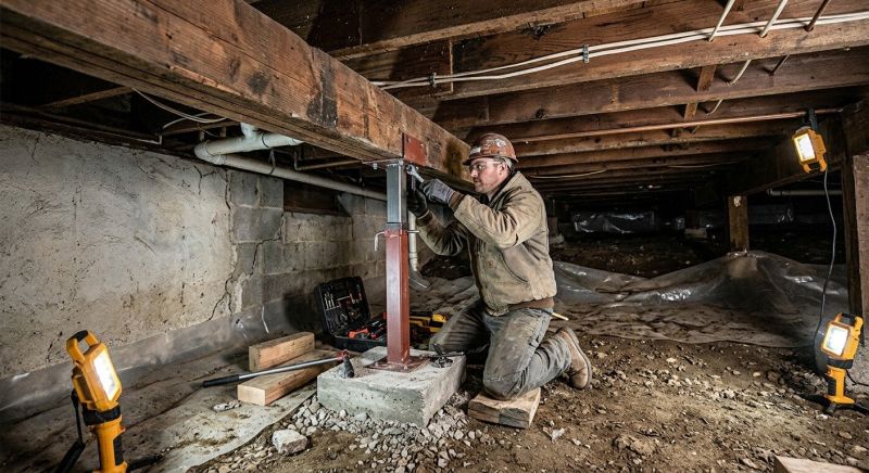 Crawlspace Foundation Repair in Niantic, CT