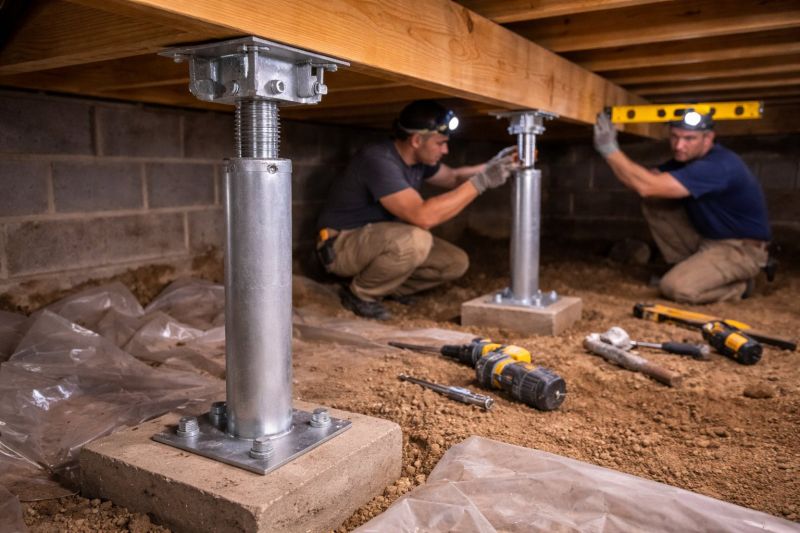 Crawlspace Structural Repair in Old Saybrook, CT