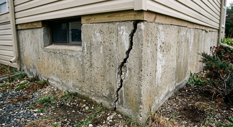 Foundation Crack Repair in East Haddam, CT