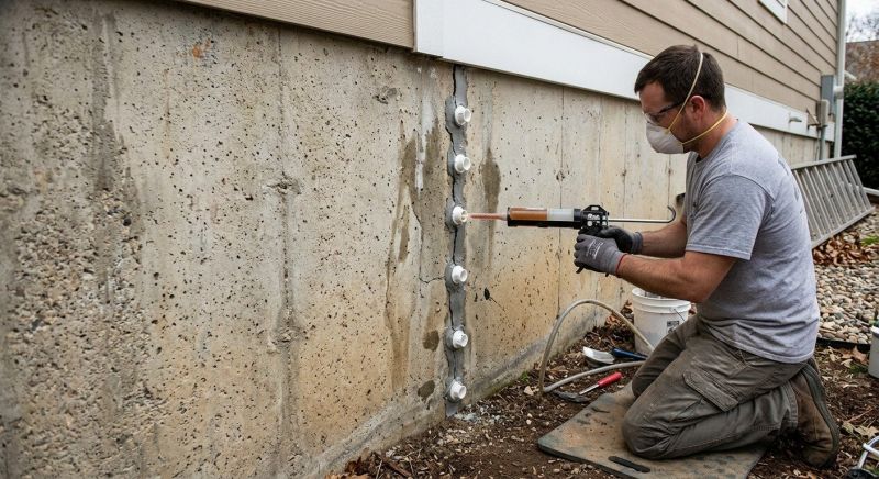 Foundation Cracks Repair in Old Saybrook, CT
