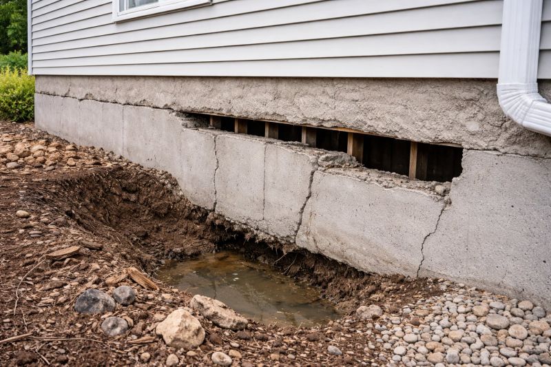 Foundation Damage Repair in Groton, CT