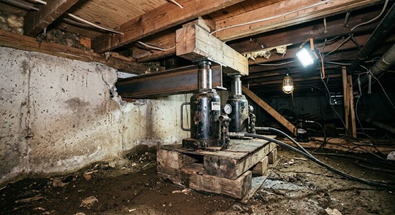 Foundation Jacking in Clinton, CT