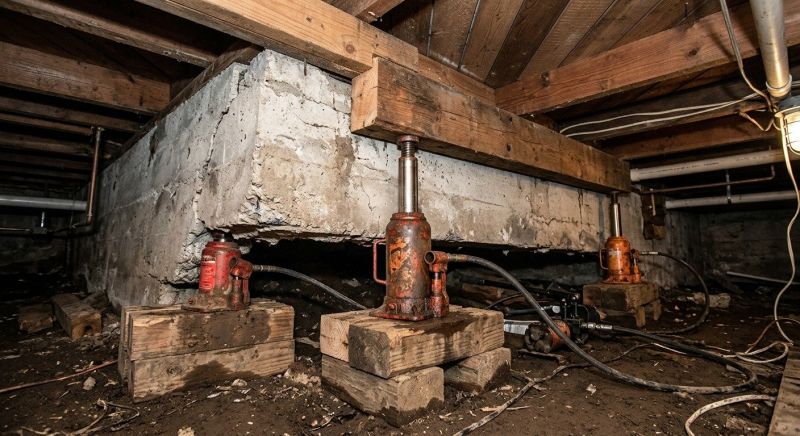 Foundation Jacking in Orient, NY