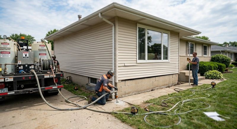 Foundation Lifting in Cutchogue, NY