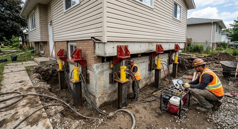 Foundation Lifting in East Haddam, CT