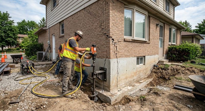 Foundation Lifting in East Hampton, NY