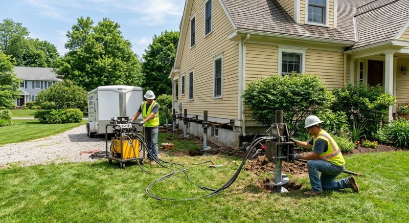 Foundation Lifting in Higganum, CT