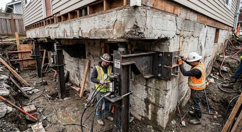 Foundation Lifting in Niantic, CT