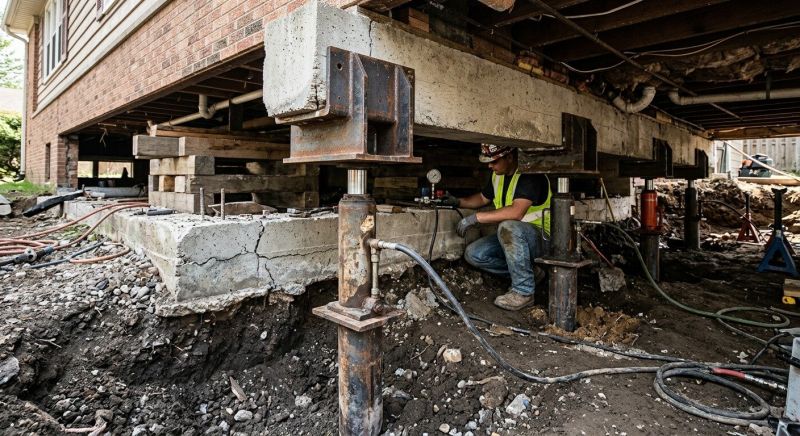 Foundation Lifting in Waterford, CT