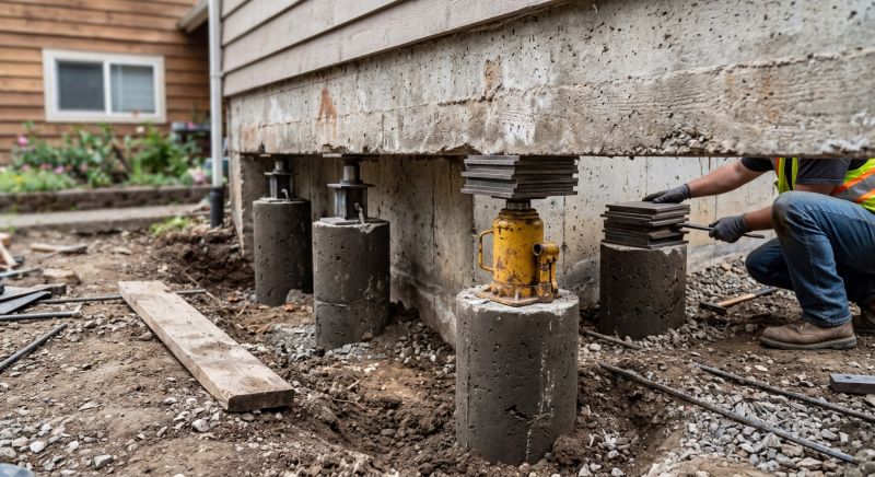 Foundation Pier Leveling in Old Saybrook, CT