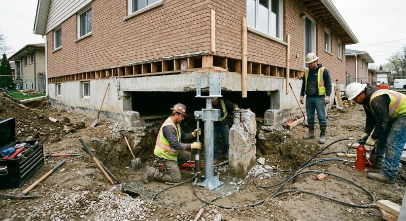 Foundation Pier Repair in Old Saybrook, CT