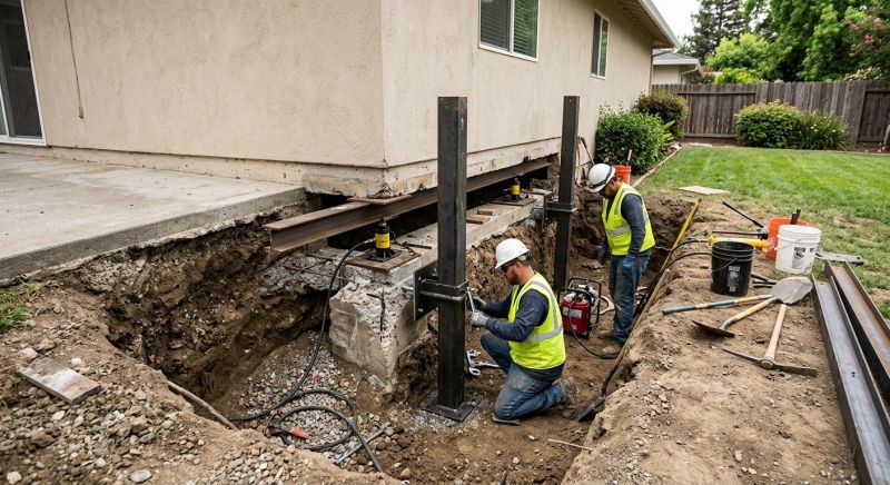 Foundation Pier Repair in Old Saybrook, CT