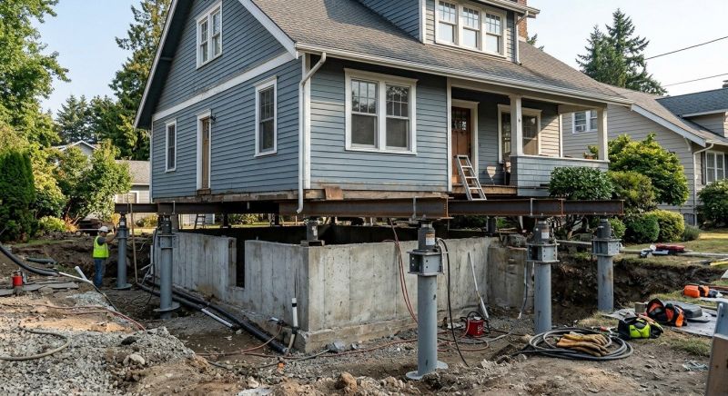 Foundation Raising in Old Saybrook, CT