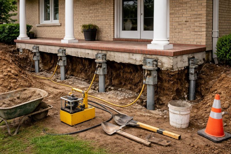 Foundation Stabilizing in East Haddam, CT
