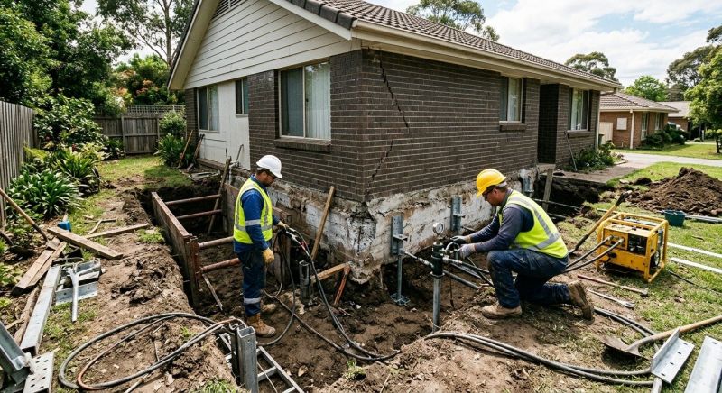 Foundation Stabilizing in East Hampton, NY