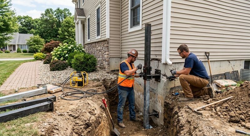 Foundation Stabilizing in Ledyard, CT
