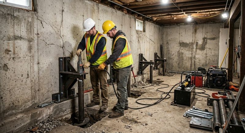 Foundation Stabilizing in New London, CT
