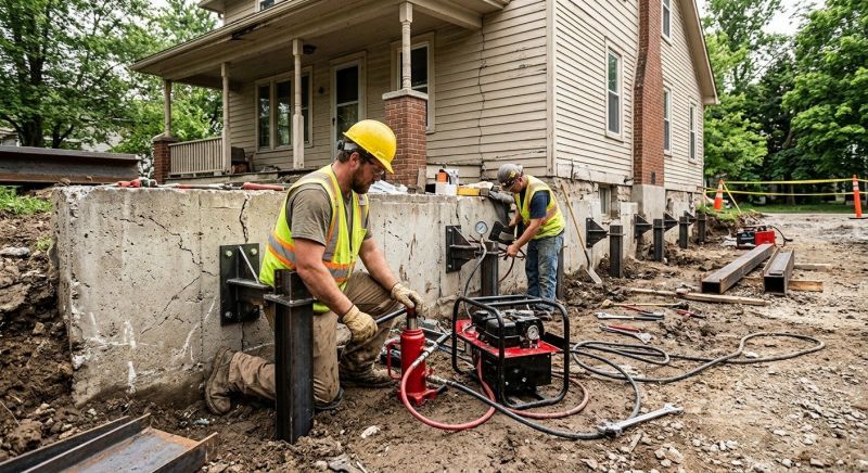 Foundation Stabilizing in Niantic, CT
