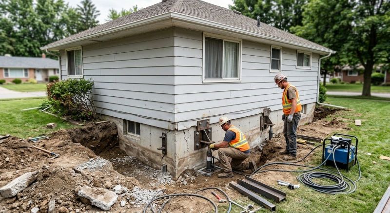 House Foundation Repair in Clinton, CT