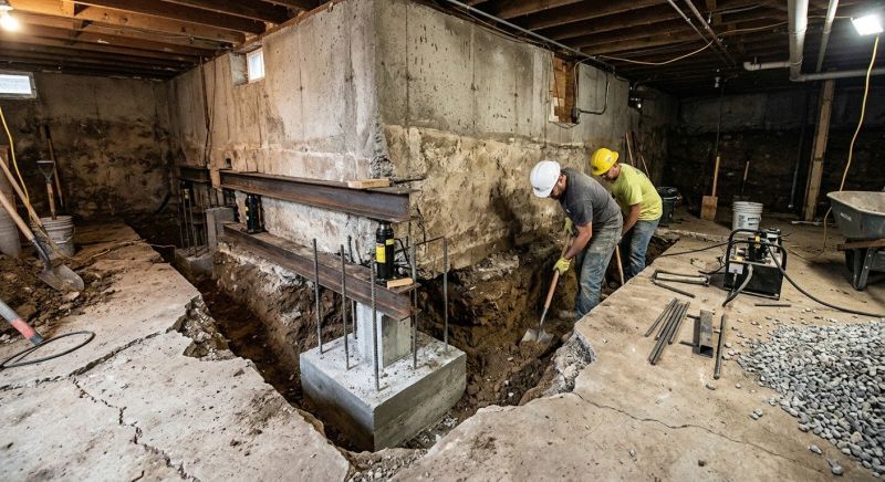 House Underpinning in Old Saybrook, CT