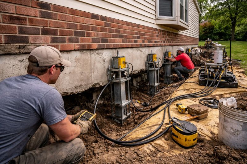 Settling Foundation Service in East Hampton, NY