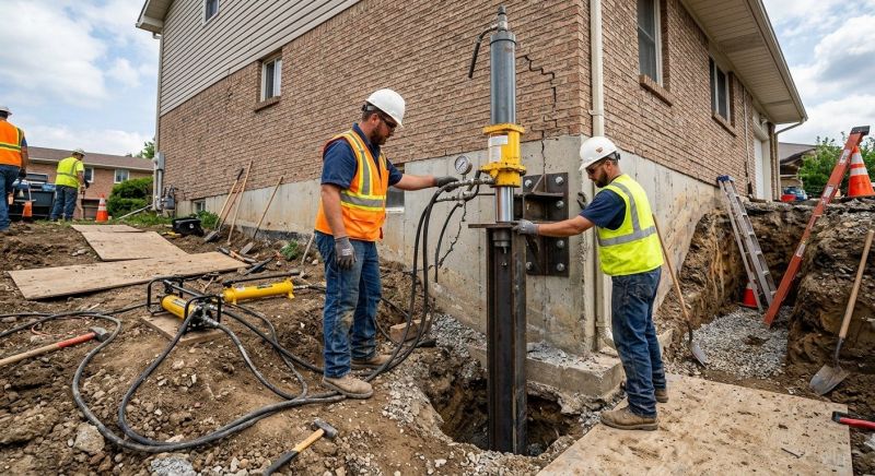 Settling Foundation Service in Essex, CT