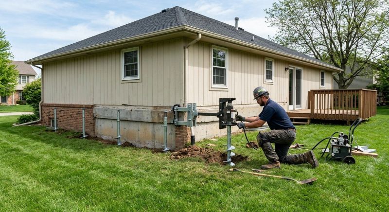 Settling Foundation Service in Madison, CT
