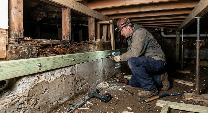 Sinking Foundation Repair in Gales Ferry, CT