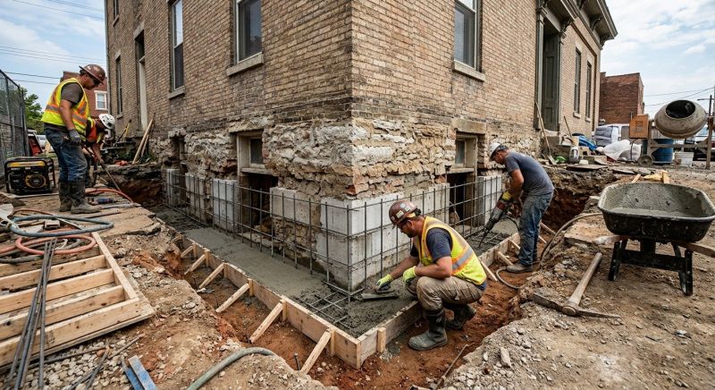 Underpinning Repair in Old Saybrook, CT